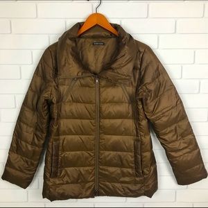Eileen Fisher Puffer Jacket - Bronze
